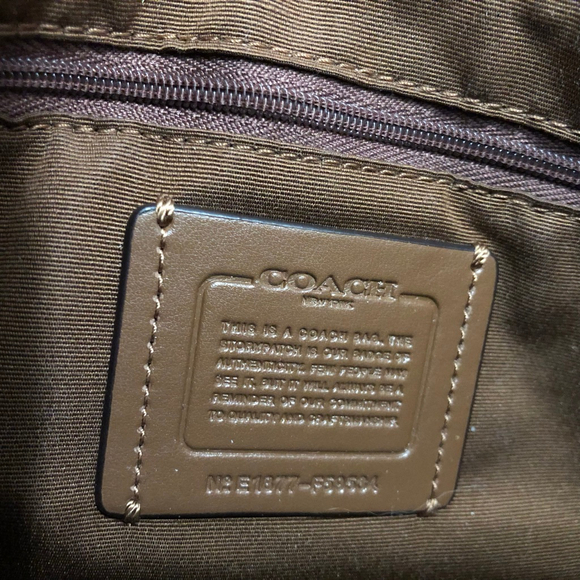 Coach Reversible Signature Coated Canvas Crossbody Bag Brown Leather F59534 - Picture 4 of 12